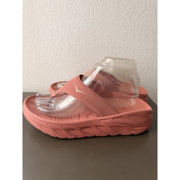 Hoka One One Ora Recovery Women Flip 1117910 Earthenware Size 9 - Picture 4 of 7